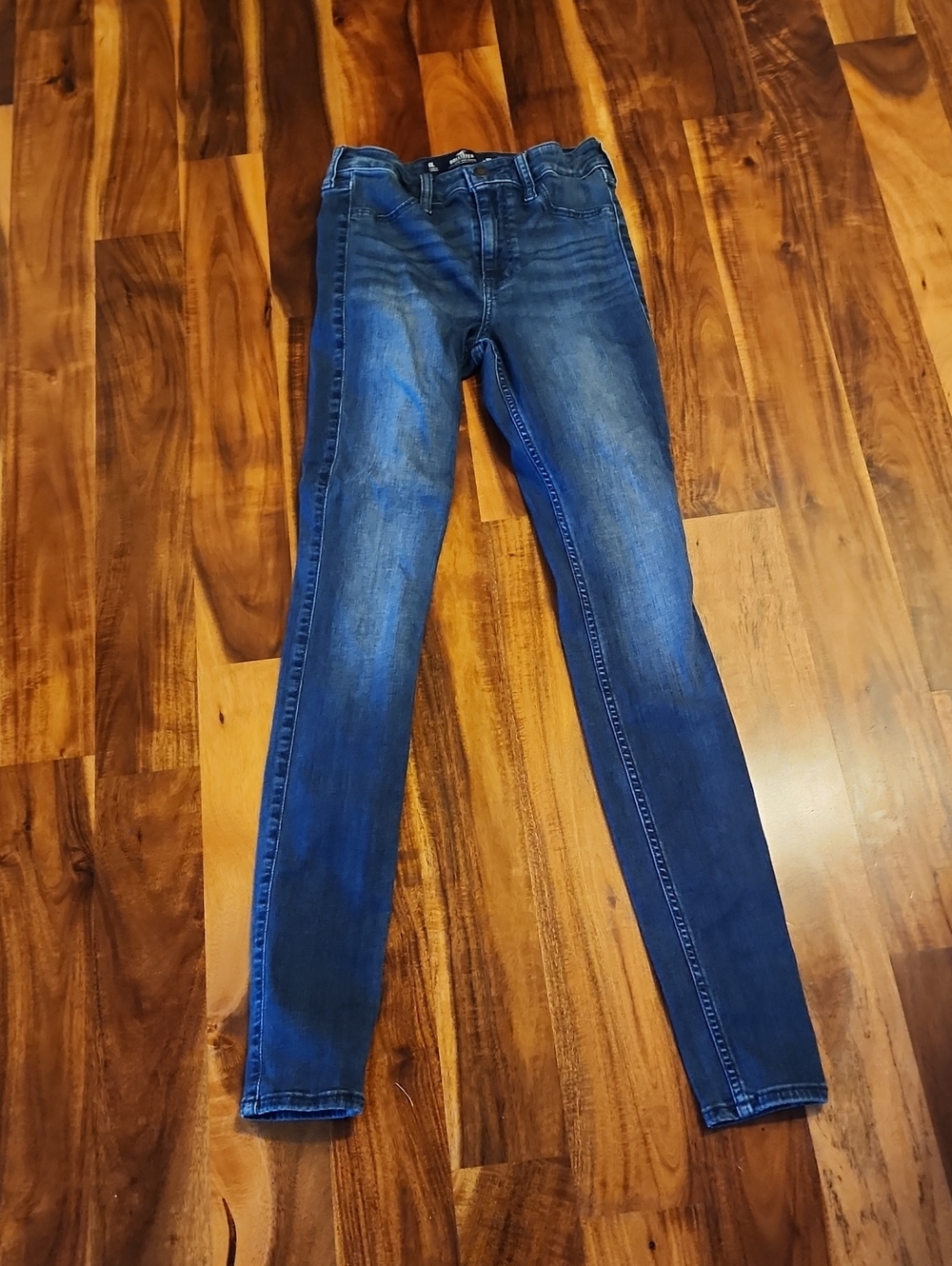 Hollister Women's Blue Skinny Stretch Jeans